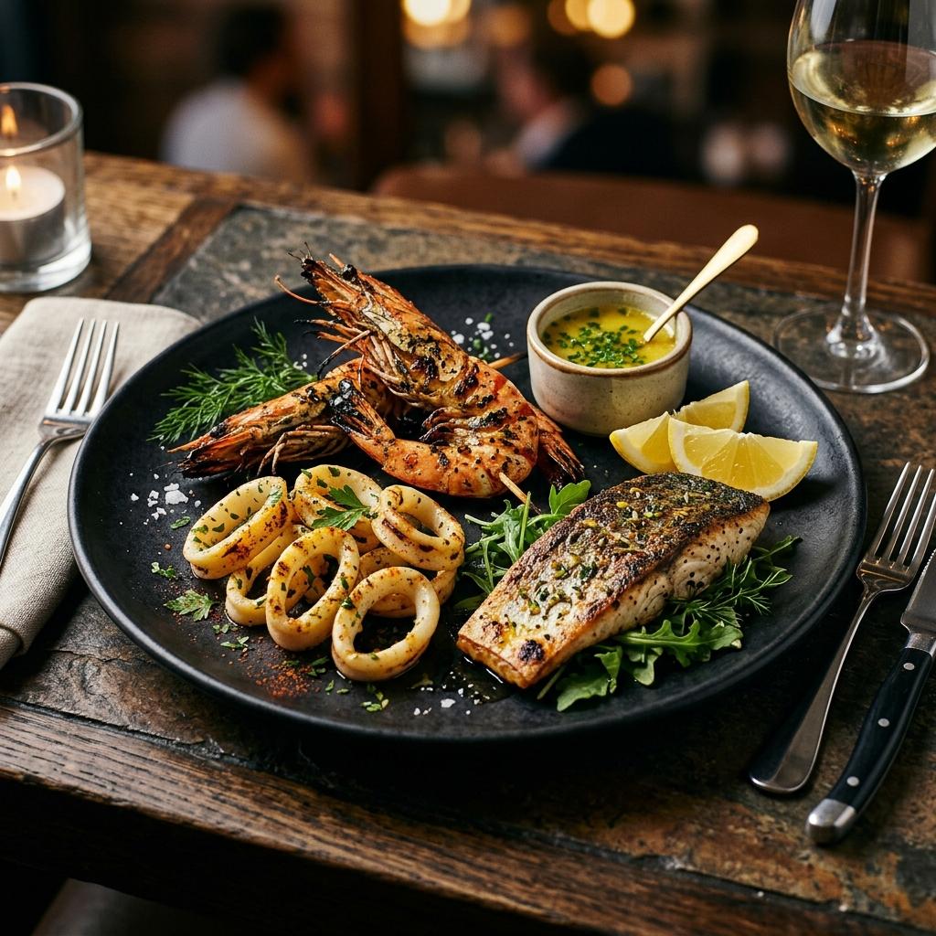 Grilled Seafood Platter