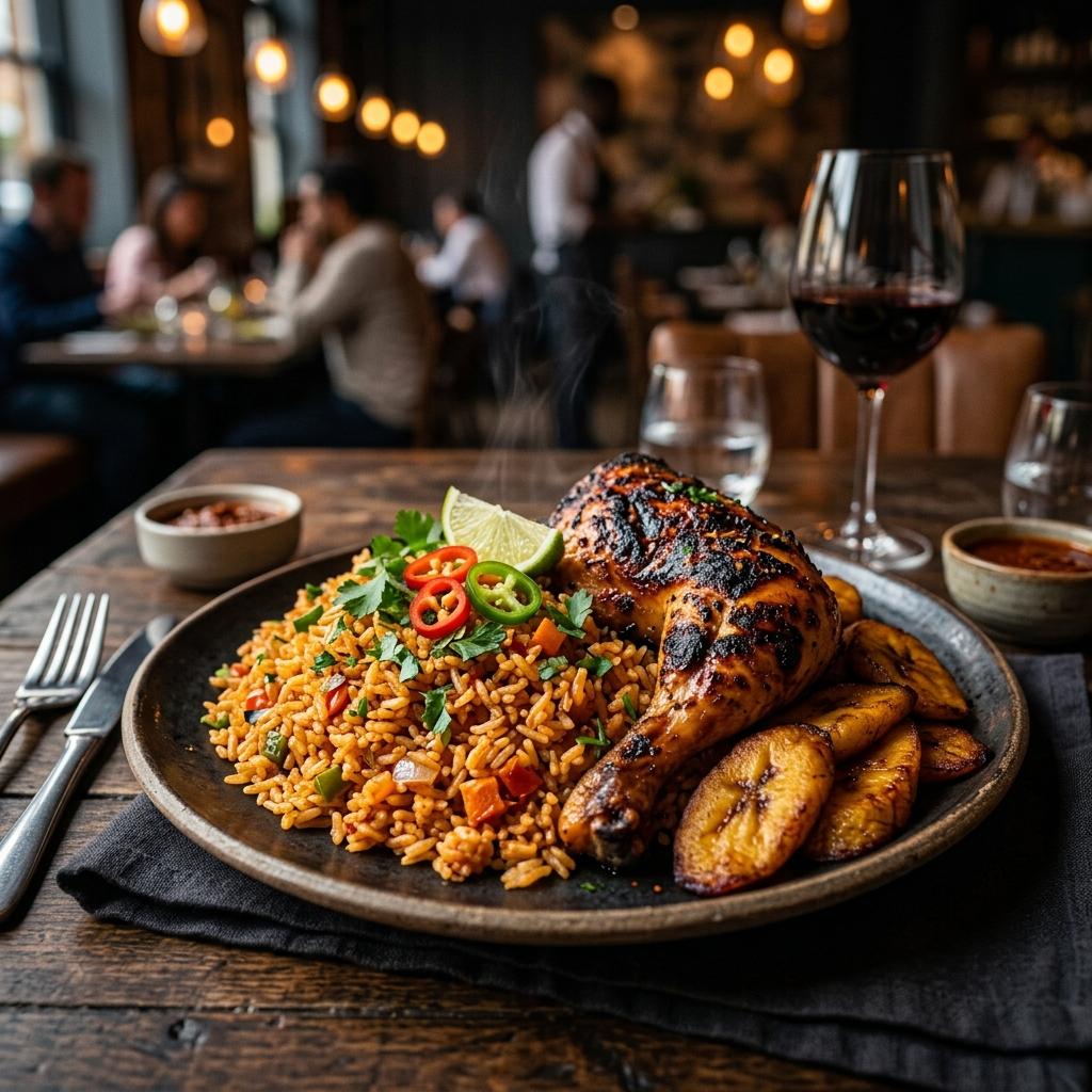 Jollof Rice with Chicken